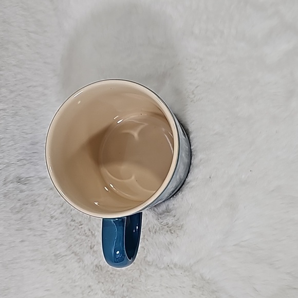 Le Creuset Stoneware Deep Teal Coffee Mug/Cup 12oz - Picture 2 of 3